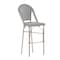 Flash Furniture Marseille Stackable IndoorOutdoor French Bistro 30 High Barstool, BlackWhite and Light Bamboo SDA-AD642107-BS-BLKWH-LTNAT-GG - alternate 2